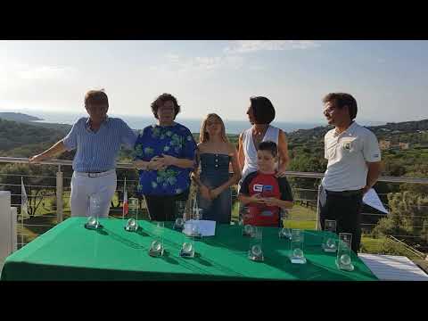 Premiazione gara GOLF DESIGNER MEMORIAL GIULIO ED EMANUELE CAVALSANI - G.C. PUNTA ALA 13.08.2020