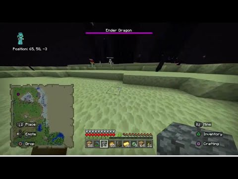 EPIC Ender Dragon Battle in Minecraft PS4 Livestream!