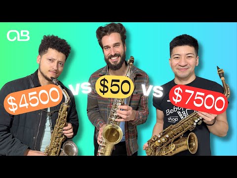 $50 Pawn Shop Saxophone Vs. $7,500 Selmer Mark VI (feat. Saxologic & Tim Lin)