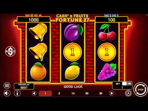 Cash'n Fruits Fortune 27 – Video Gameplay