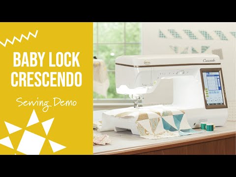 Baby Lock Crescendo Demonstration