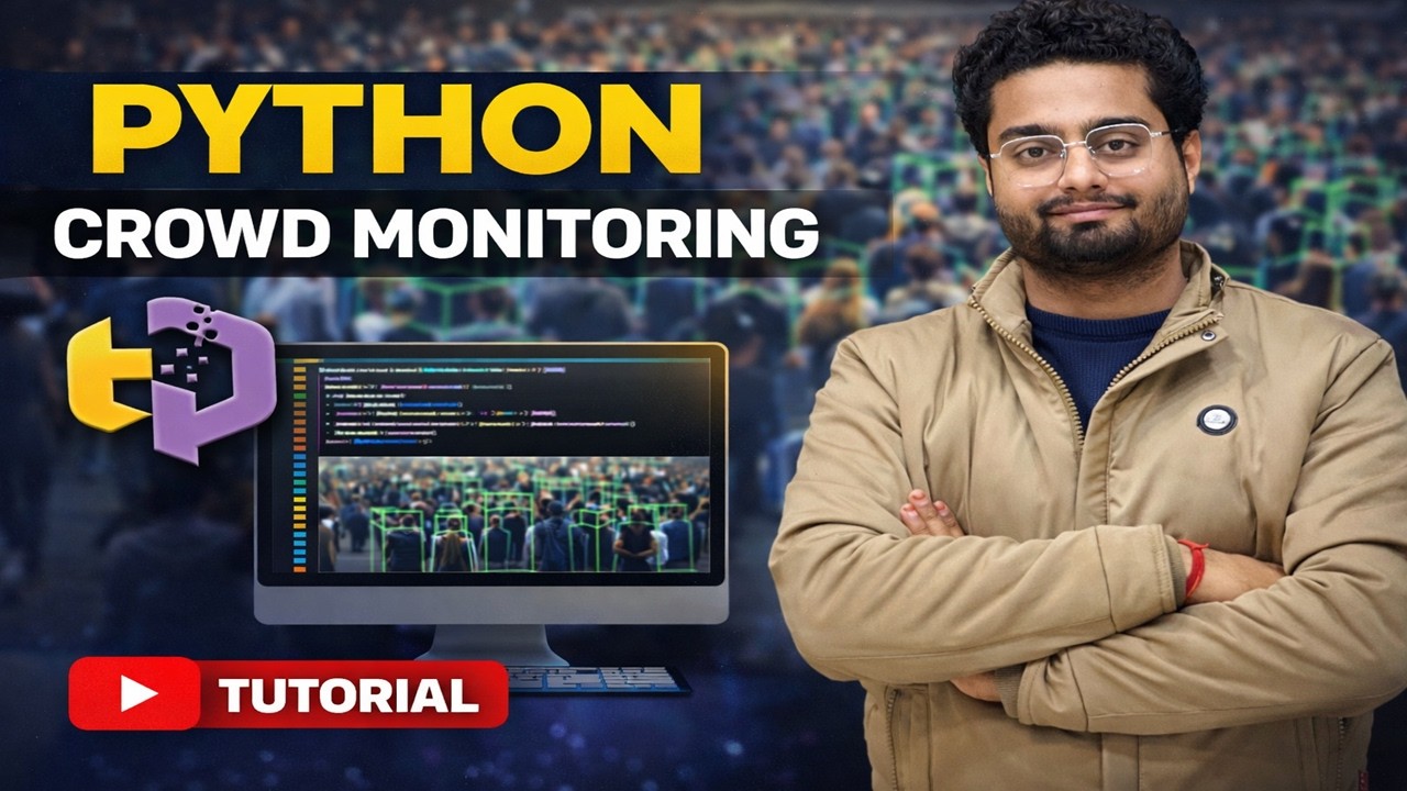 Crowd Monitoring using Computer Vision Python | Python Projects