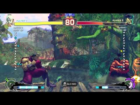 藍弟 lsy9983 [Bison] vs IoriSSF4 [ElFuerte] SSF4 Japanese Online Ranked Matches - TRUE-HD