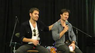 2019 TVDNJ Ian Somerhalder & Paul Wesley Gold Panel 1/3