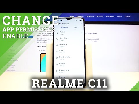 How to Change App Permissions in REALME C11 – App Settings