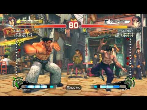 FuzzyPhi (Hawk) vs Ryukichikun (Fei Long) -  SSF4 Arcade Edition Xbox Live Ranked Match