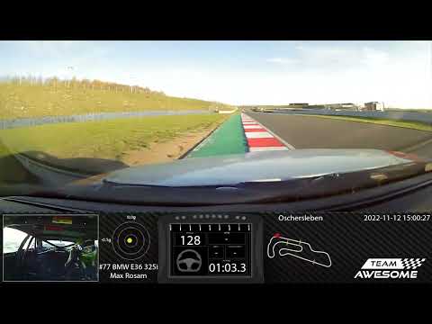 Hotlap Oschersleben 1:40.8 12.11.2022 // BMW E36 325i Onboard