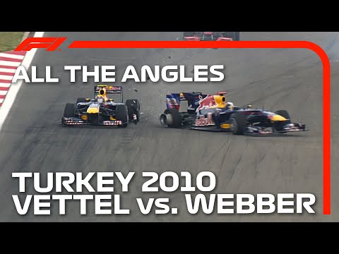 Vettel And Webber's Dramatic Collision - All The Angles | 2010 Turkish Grand Prix