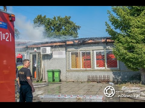 Pożar sklepu w Sadkowie