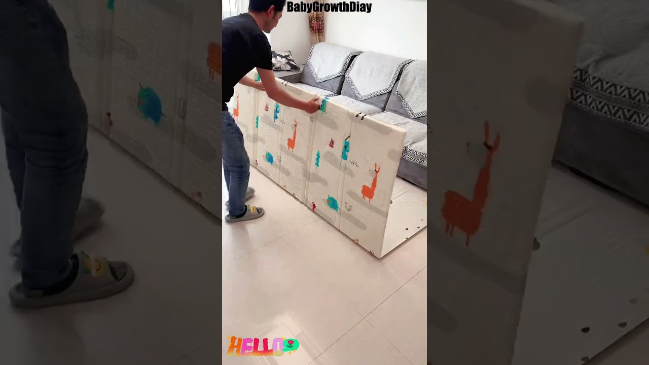 Worried About Your Baby Crawling Safely? Discover the Baby Crawling Mat!#Shorts