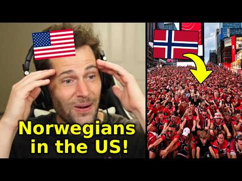 American Reacts to Norway Fans Taking Over the U.S. with the Viking Row