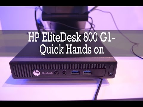 HP EliteDesk 800 G1- Smallest Desktop PC from HP