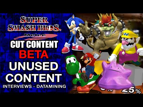 Beta Unused Content of Super Smash Bros Melee | Super Smash Bros Cut Content