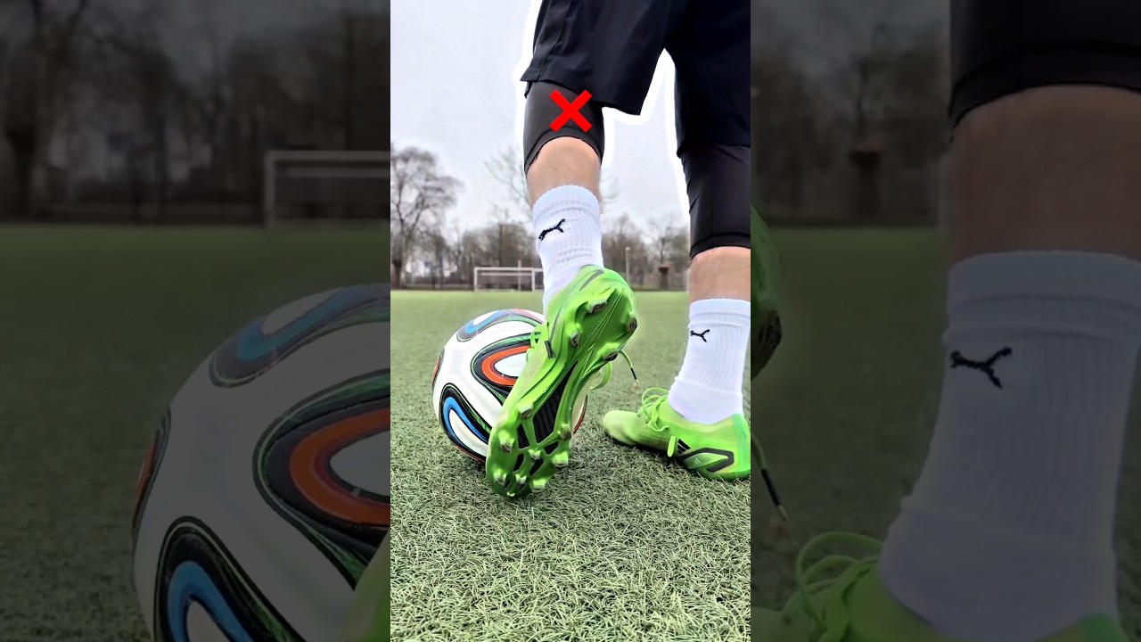 Stop Missing Shots! Learn This Shooting Technique ⚽❌ #football #tutorial