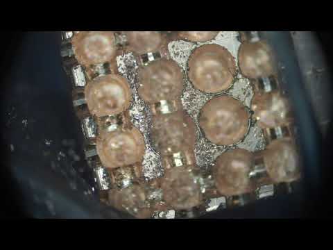 Diamond setting by Bc_jewellery1 - Micro pave 4 prongs, grid style.