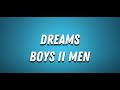 Boys II Men Dreams Karaoke