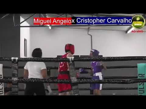 Luta completa Miguel Ângelo X Cristopher Carvalho campeonato mineiro de boxe iniciante