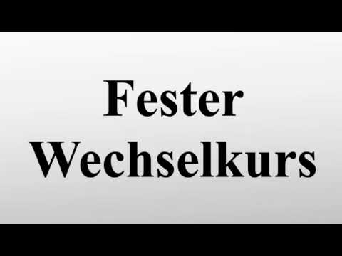 Fester Wechselkurs