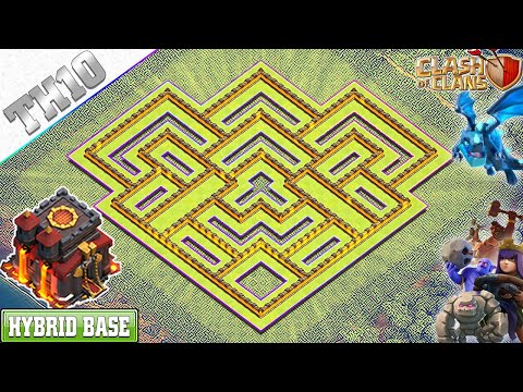 NEW TH10 Base with Copy Link | TH10 Farming/Trophy base - Clash of Clans
