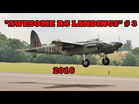 "AWESOME RC LANDINGS" - WW2 BOMBERS & TRANSPORT ETC  # 3 - 2016