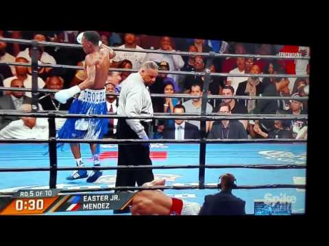 ROBERT EASTER JR. VS ALGENIS MENDEZ 5TH ROUND TKO FULL FIGHT REVIEW