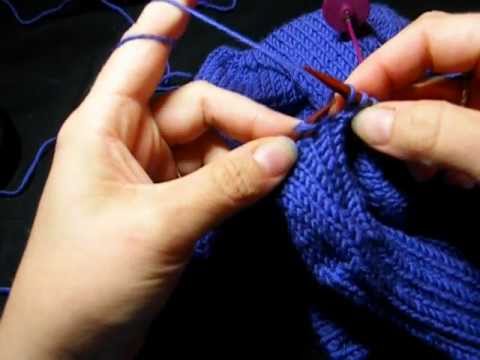 Picking up stitches under the arms - CraSy Basics Knitting