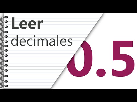 ¿Cómo leer números decimales? • CUARTO GRADO