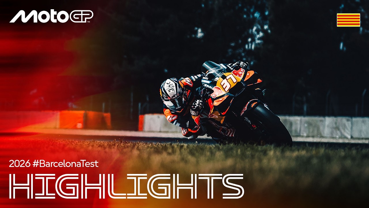 Acosta Tops Rain-Shortened Catalunya MotoGP Test as Martin Crashes and Ducati Skeleton Crew Goes Mugello Hunting