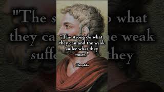 The Cruel Logic of Power. #Philosophy #Thucydides