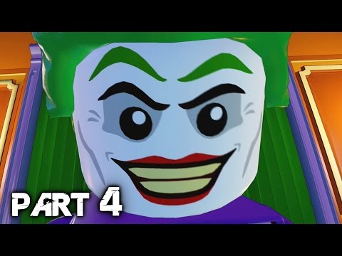 LEGO Dimensions Walkthrough Gameplay Part 4 - Joker Robot Boss (PS4)