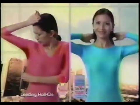 Secret Sheer Dry Antiperspirants and Deodorant Gel Solid TVC 30s   Philippines, 2002