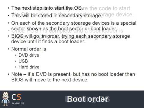 BIOS - OCR GCE Computer science