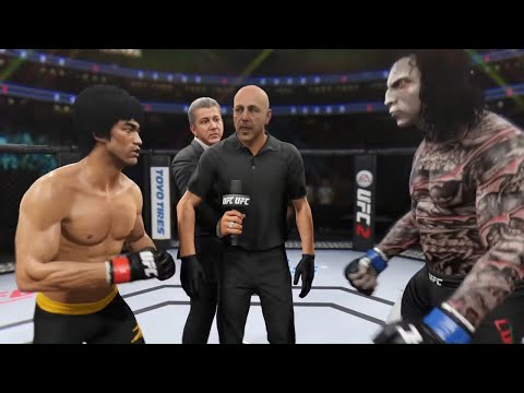 Bruce Lee vs. Lord Lucifer - EA Sports UFC 2 - Epic Fight 👊🐉