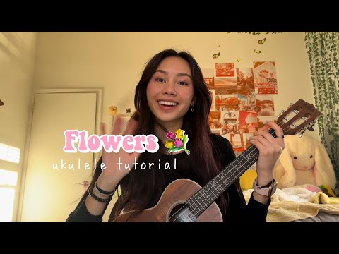 Flowers Miley Cyrus- ukulele tutorial!