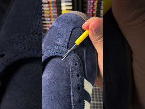 DIY adidas Spezial Sneaker customization 👟🧿 #reels