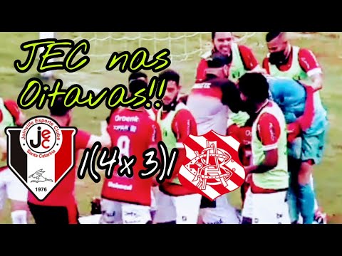 JOINVILLE 1(4×3)1 BANGU 2° FASE JOGO DE VOLTA BRASILEIRÃO SÉRIE D 2021 JEC NAS OITAVAS!!!