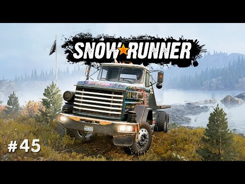 Snowrunner | Mission: "Über den Fluss" (Michigan) | Komplettlösung #45 | Gameplay Walkthrough