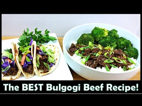 The BEST Homemade Korean Bulgogi Beef Recipe!