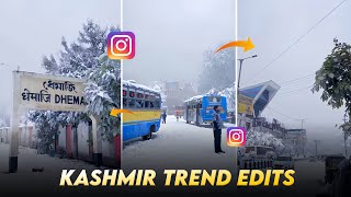 How To Make Snowfall Kashmir Video | Snowfall Kashmir Video Kaise Banaye | Snowfall Trend Edits