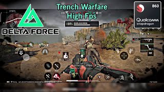 Delta Force Mobile High Fps Gameplay Trench Warfare Map - Poco X3 Pro