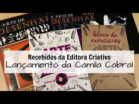 Recebidos da Ed. Criativo + Lançamento Arte Lettering by Camila Cabral!!