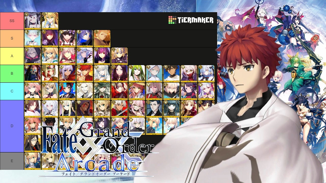 【FGOアーケード雑談配信】最終完全決定版‼ACサーヴァントtier表をトレースと視聴者と作る【FGOAC】