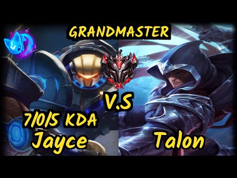 Milica (JAYCE) vs TALON - 7/0/5 KDA MID GAMEPLAY - EUW Ranked GRANDMASTER
