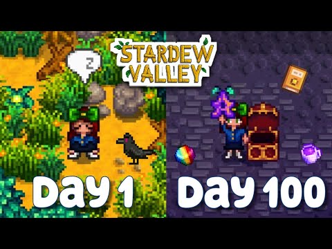 I Played 100 Days of Stardew Valley 1.6 as a Completionist