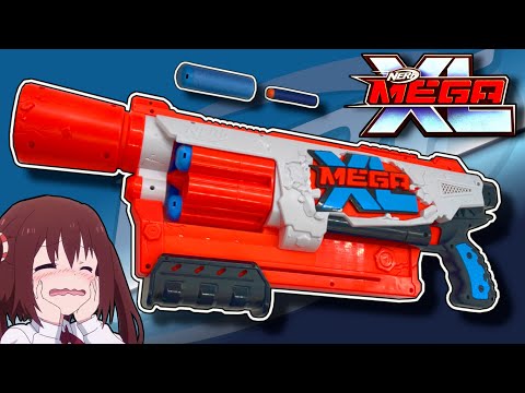 BIGGEST NERF DARTS, Bigger NERF Blaster! NERF MEGA XL Boomdozer Review