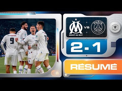 Olympique De Marseille 2-1 FC PSG Paris Saint Germain