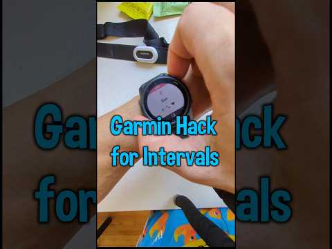 Garmin Hack for Intervals! #fitness #running #training