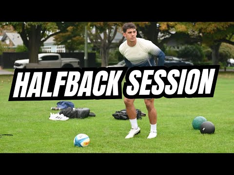 FULL Halfback Passing & Box Kicking Session, Noah Hotham