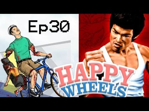 Happy Wheels w/ FLuffee - Ep30 - I summon the powers of BRUCE LEE!