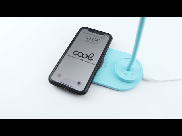 Cool Lámpara LED con Base Carga Inalámbrica Qi video